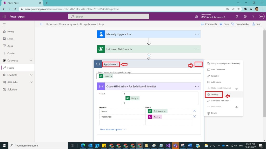 Power Automate Fundamentals 63 Understand concurrency control in apply to each loop in Power
