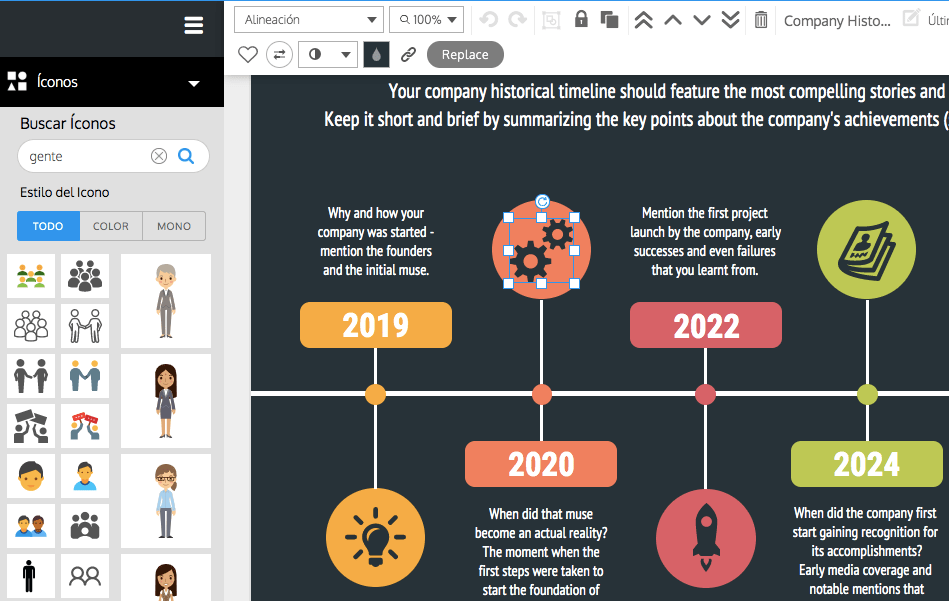 Línea de Tiempo 36 Ejemplos y Tips de Diseño 2019
