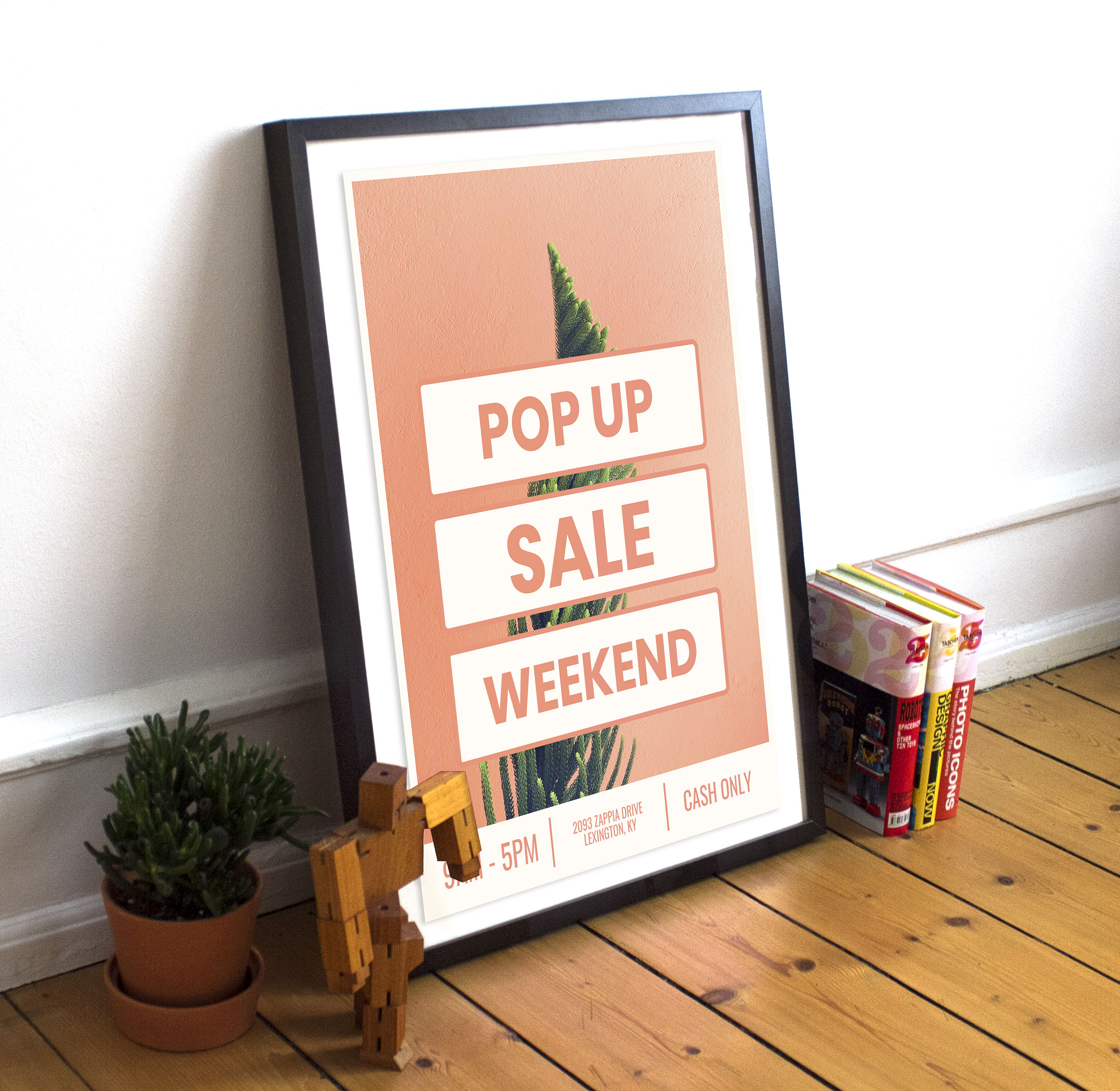 Pop Up Sale Creative Marketing Poster Idea Venngage Poster Examples