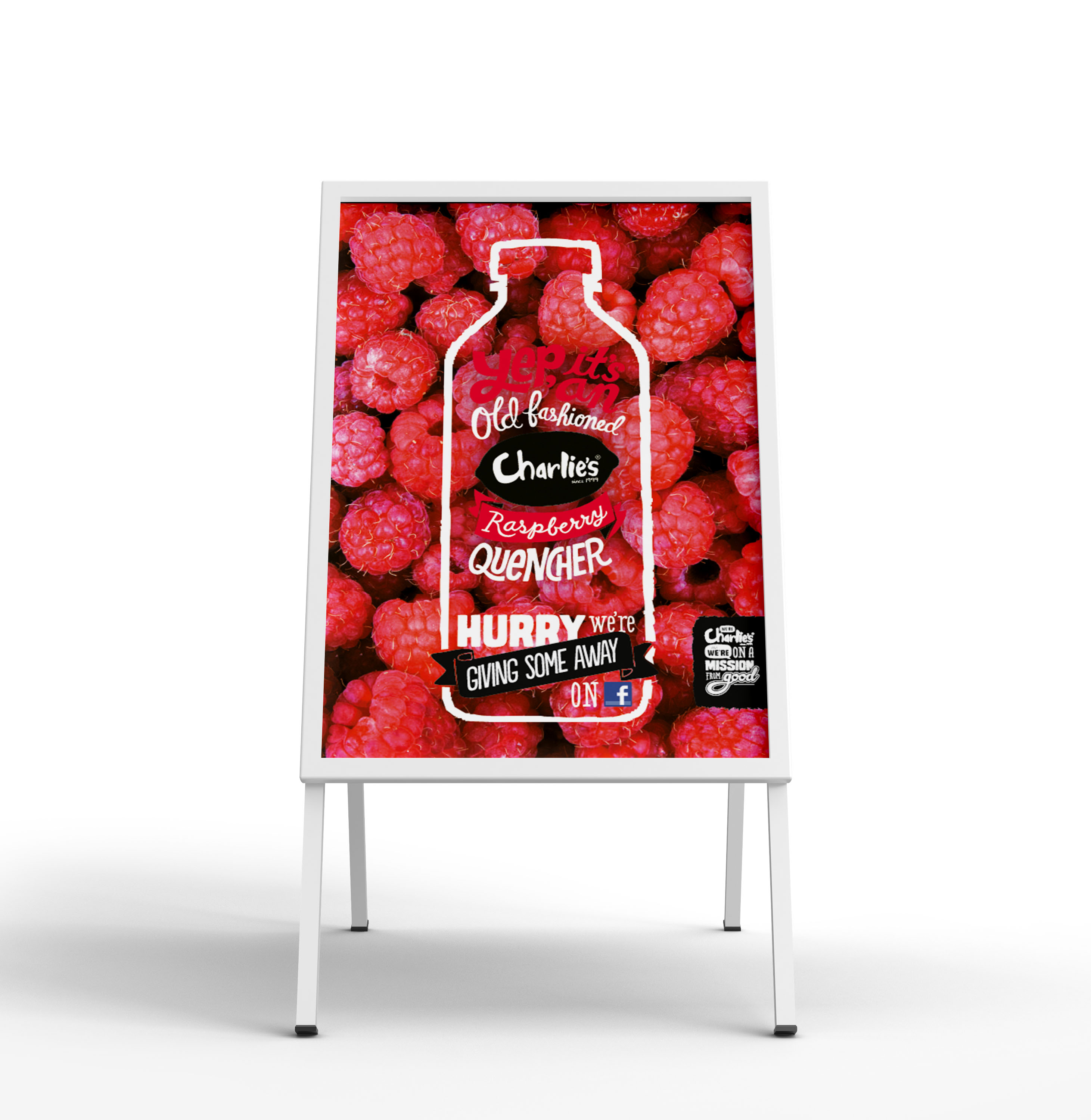 Charlie's Creative Product Poster Example Venngage Poster Examples