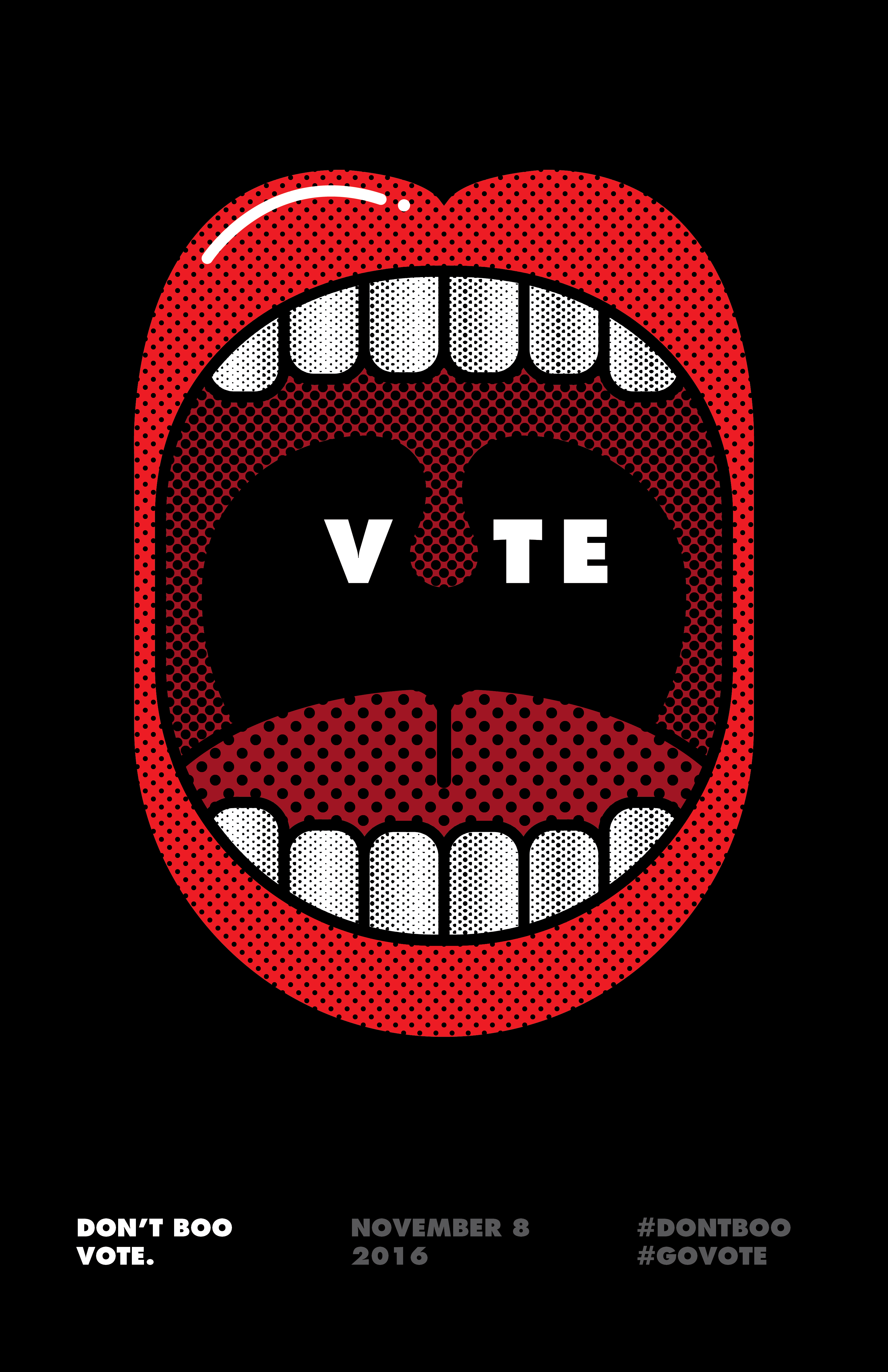 Go Vote Minimalist Poster Example Venngage Inspiration Gallery