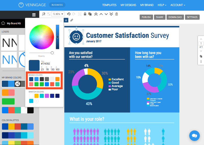 How To Use "My Brand Kit" To Brand Your Designs & Save Time Venngage
