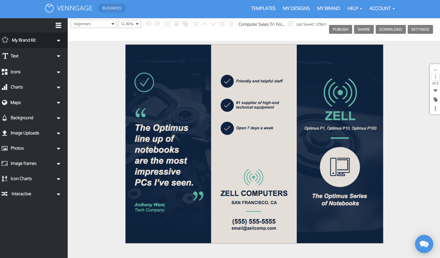 Pamphlet Maker For NonDesigners Online Pamphlet Maker by Venngage
