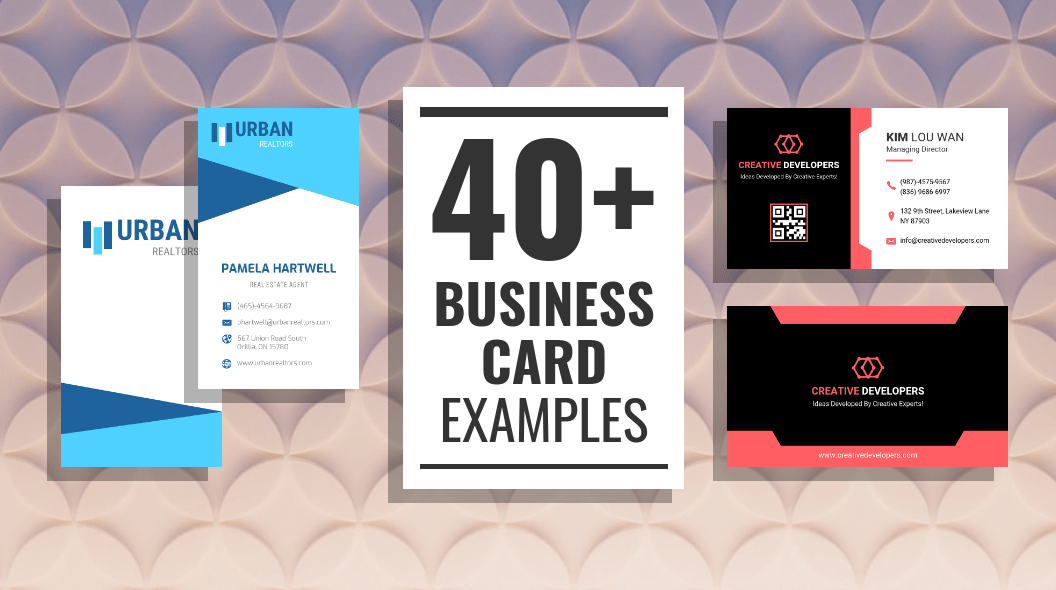 38 Business Card Examples, Ideas with Templates Venngage