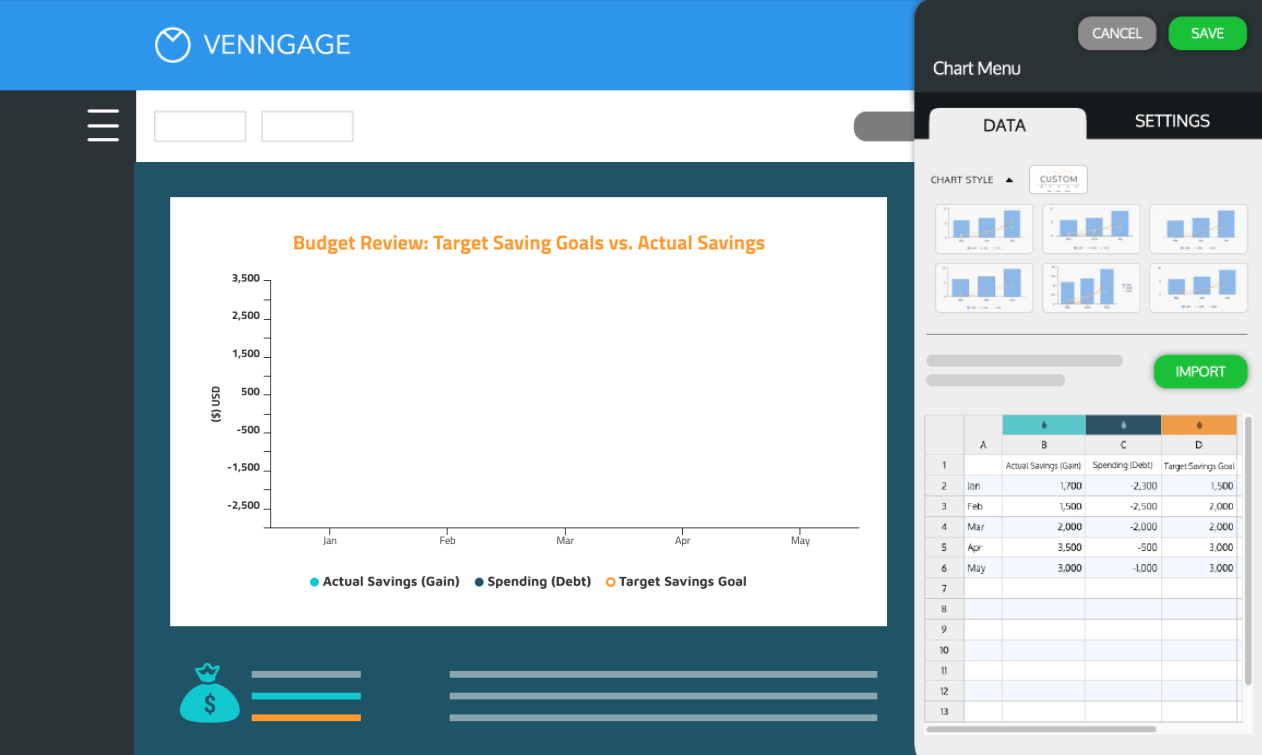 Venngage Free Graph Maker Make Stunning Charts & Graphs Easily