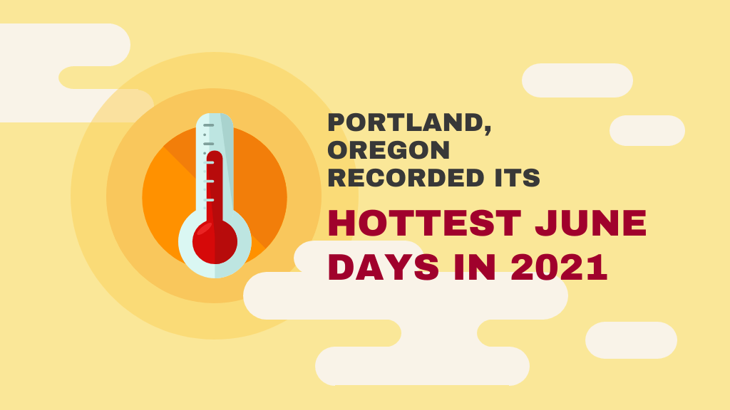 Portland Heatwave in 2021 [Infographic]
