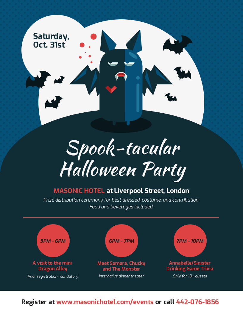 30+ Spooky Halloween Flyer Templates (and more) Venngage