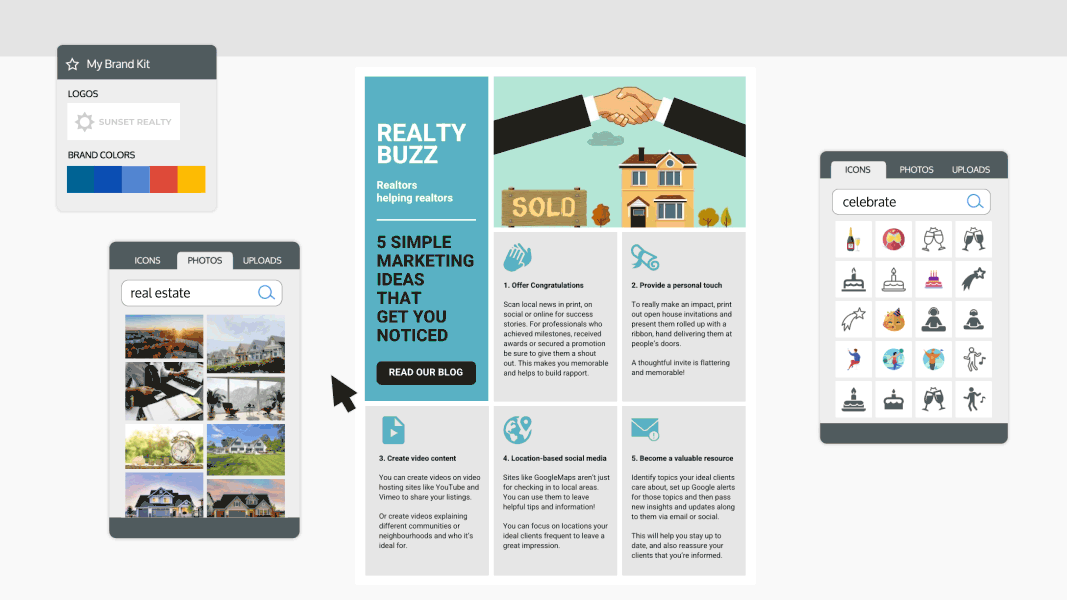 Online Newsletter Creator and Free EasytoEdit Templates Venngage