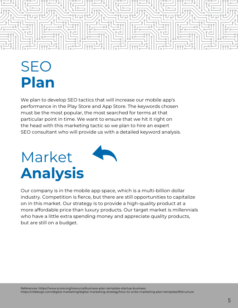 Target Market Examples Business Plan