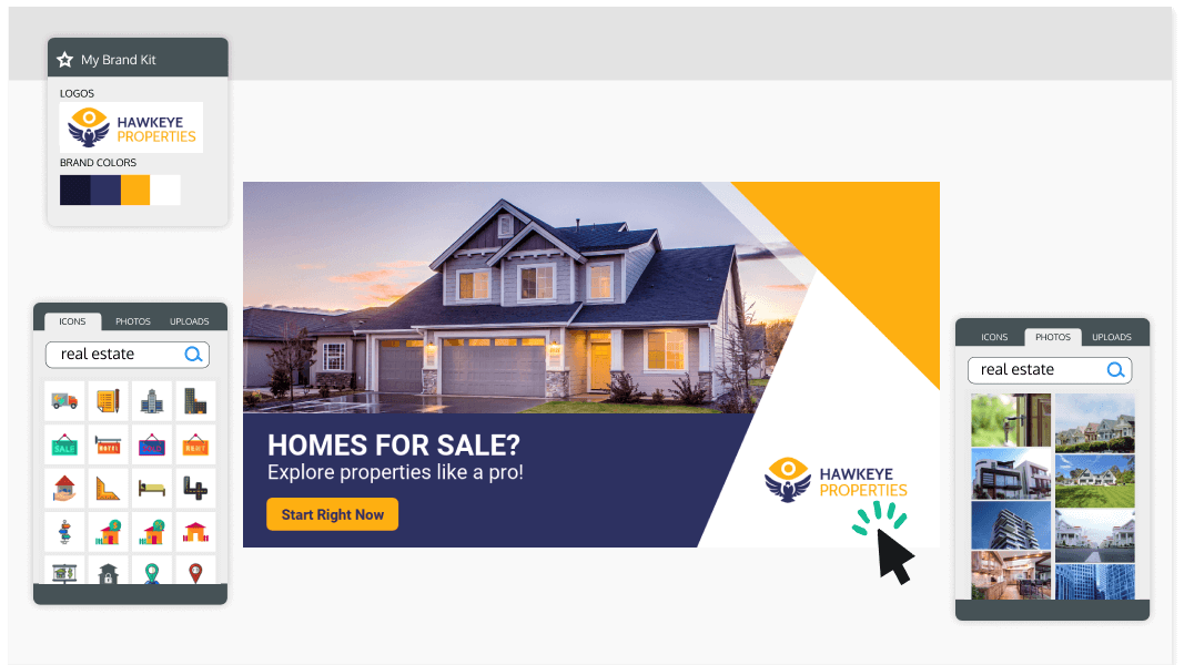 Design Engaging Banners Venngage Online Banner Maker