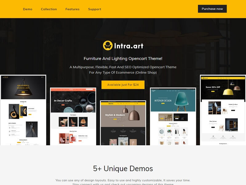 14+ Best Art And Culture OpenCart site Templates 2024