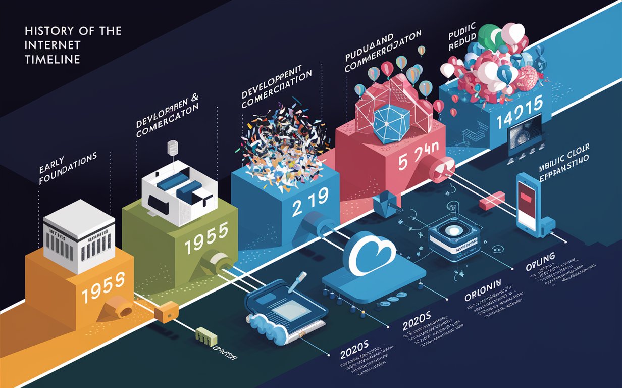 The History of the Timeline From to the World Wide Web