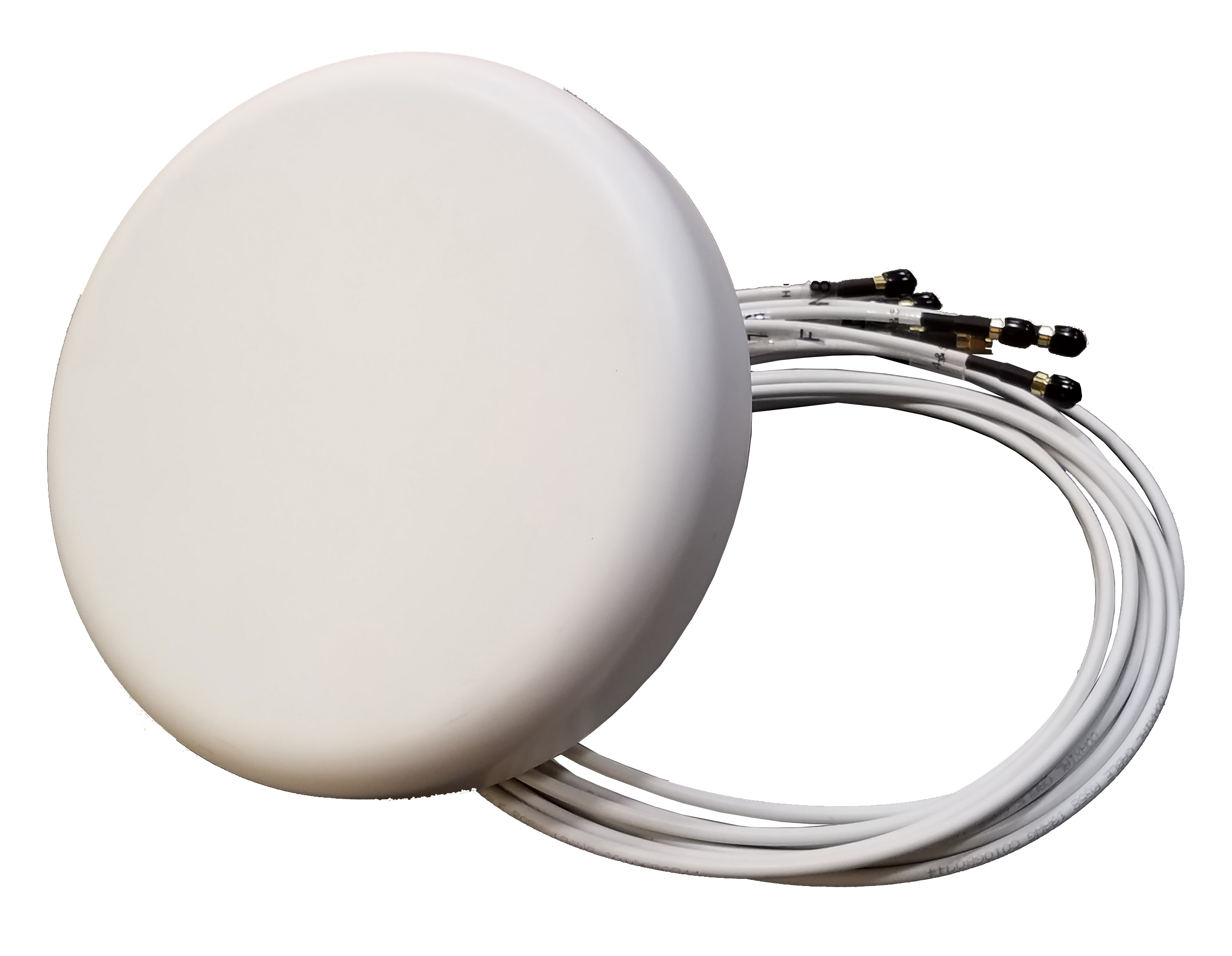 2.4/5 GHz 4/6 dBi WiFi Omni Antenna with 8 RPSMA Male Connectors Ventev