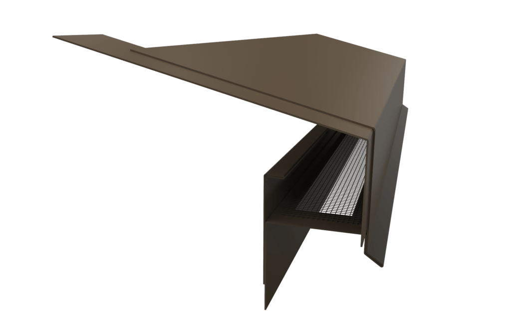 Fresh Air Intake for Mansard Soffit Drip Edge Ventilation Maximum