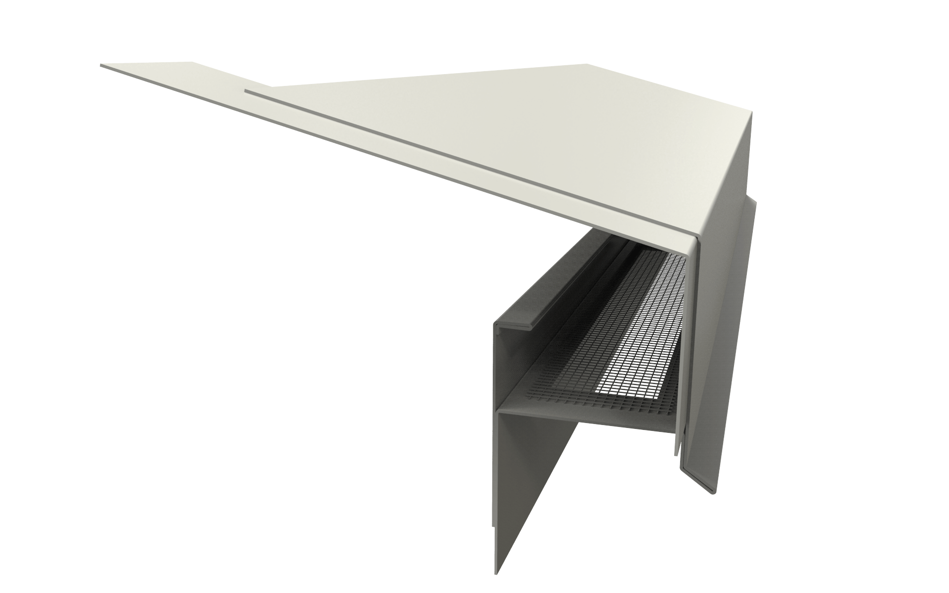 Fresh Air Intake for Mansard Soffit Drip Edge Ventilation Maximum