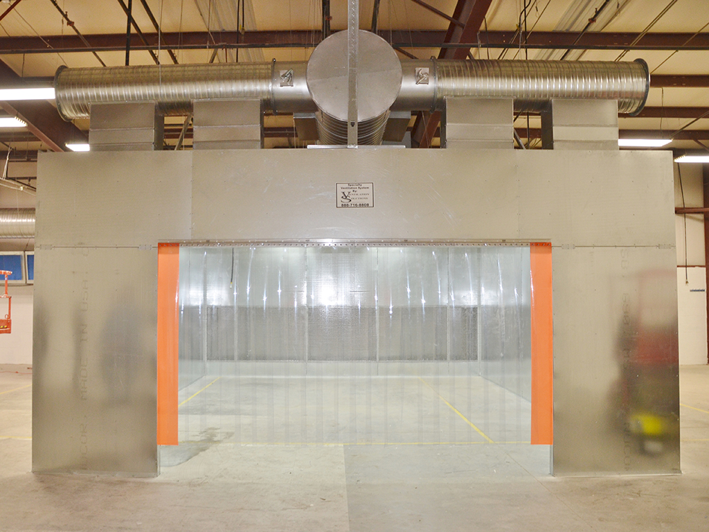 Ventilation Solutions Grinding Booth and Dust Collector System Pictures