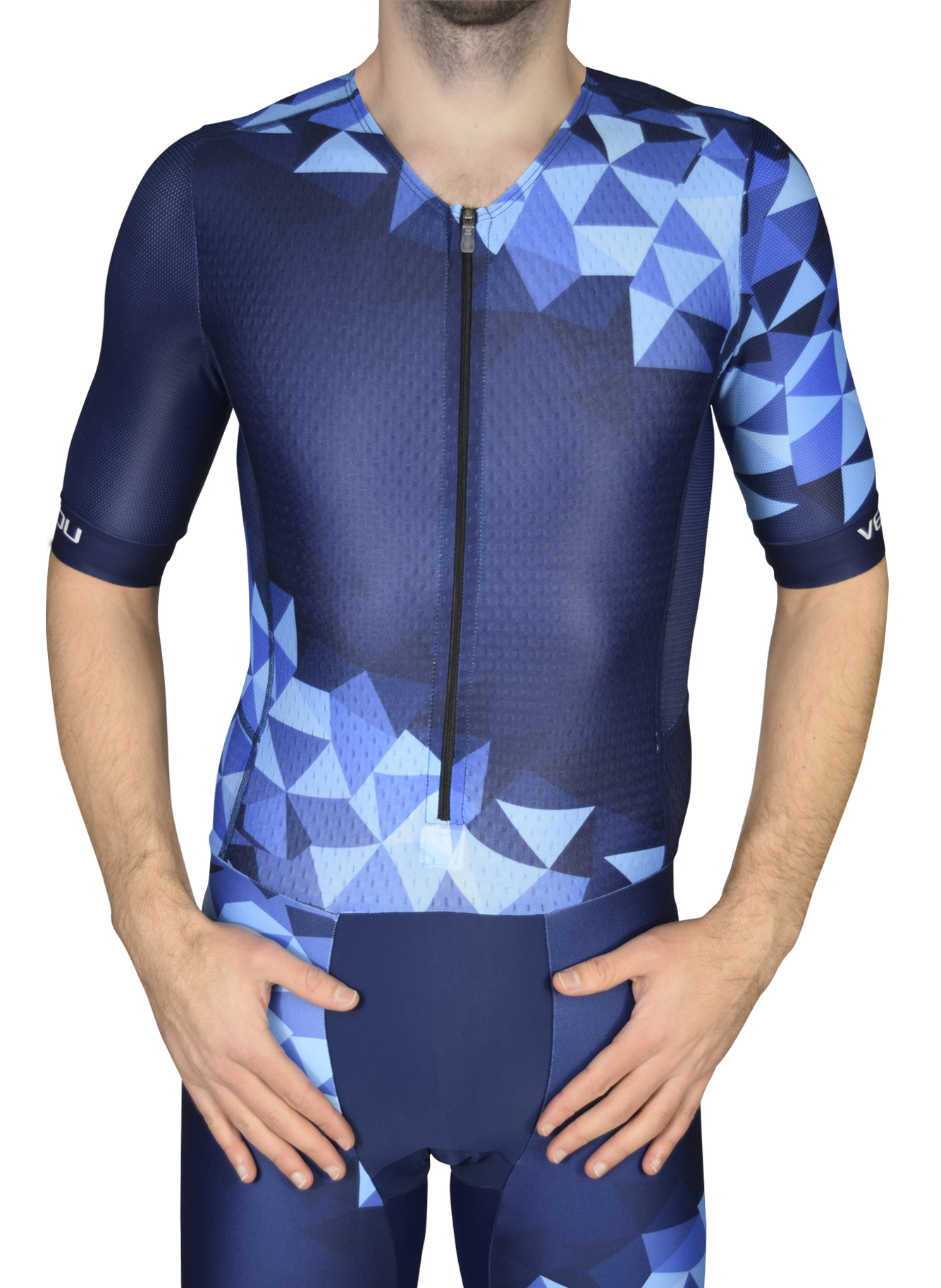 Endurance Sleeved Tri Suit Mens Geo