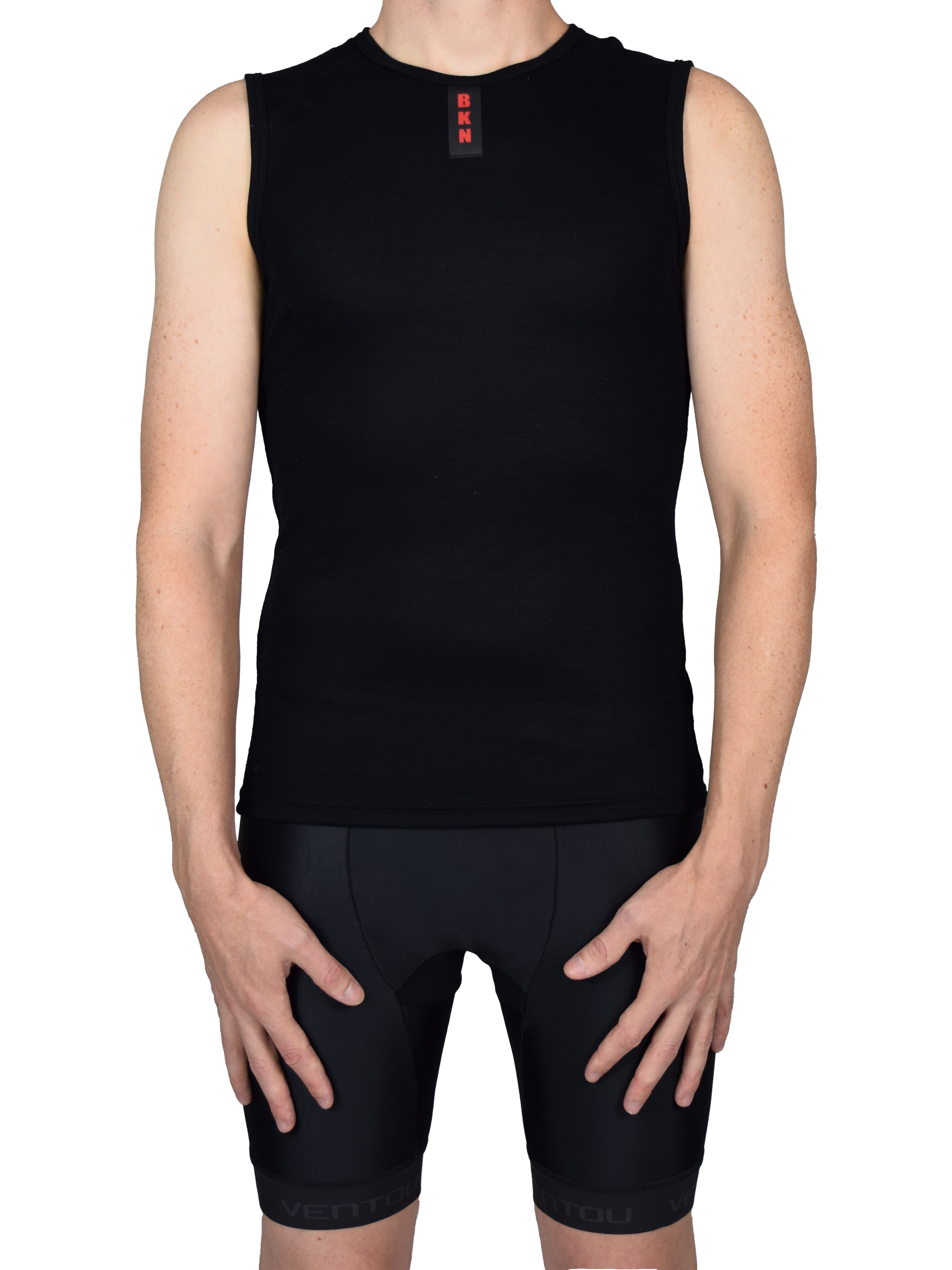 Thermal Merino Sleeveless Undershirt Black