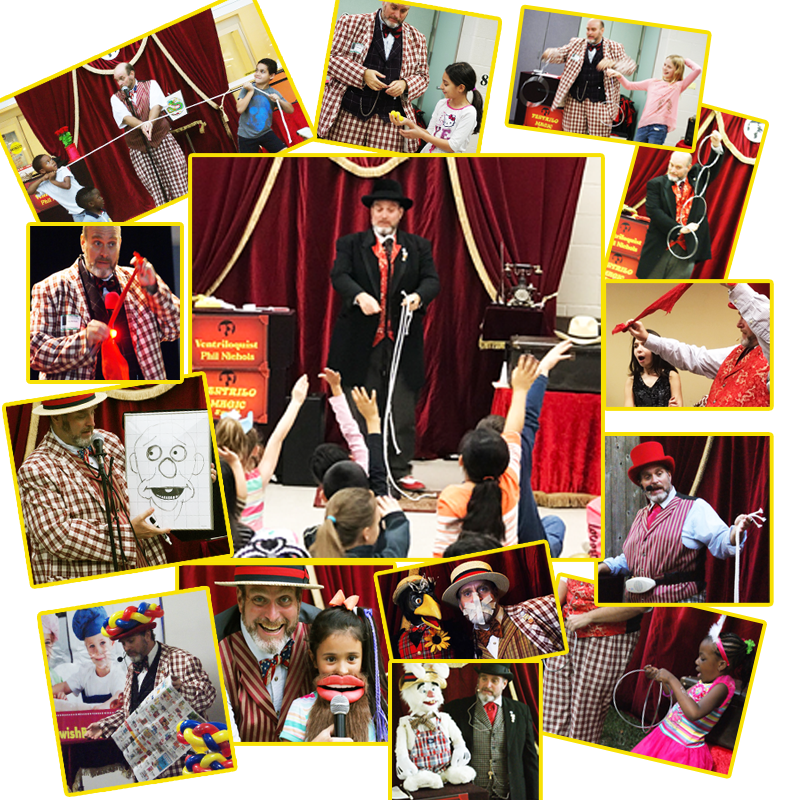 Ventrilomagic Show Ventriloquism and Magic in one big show!