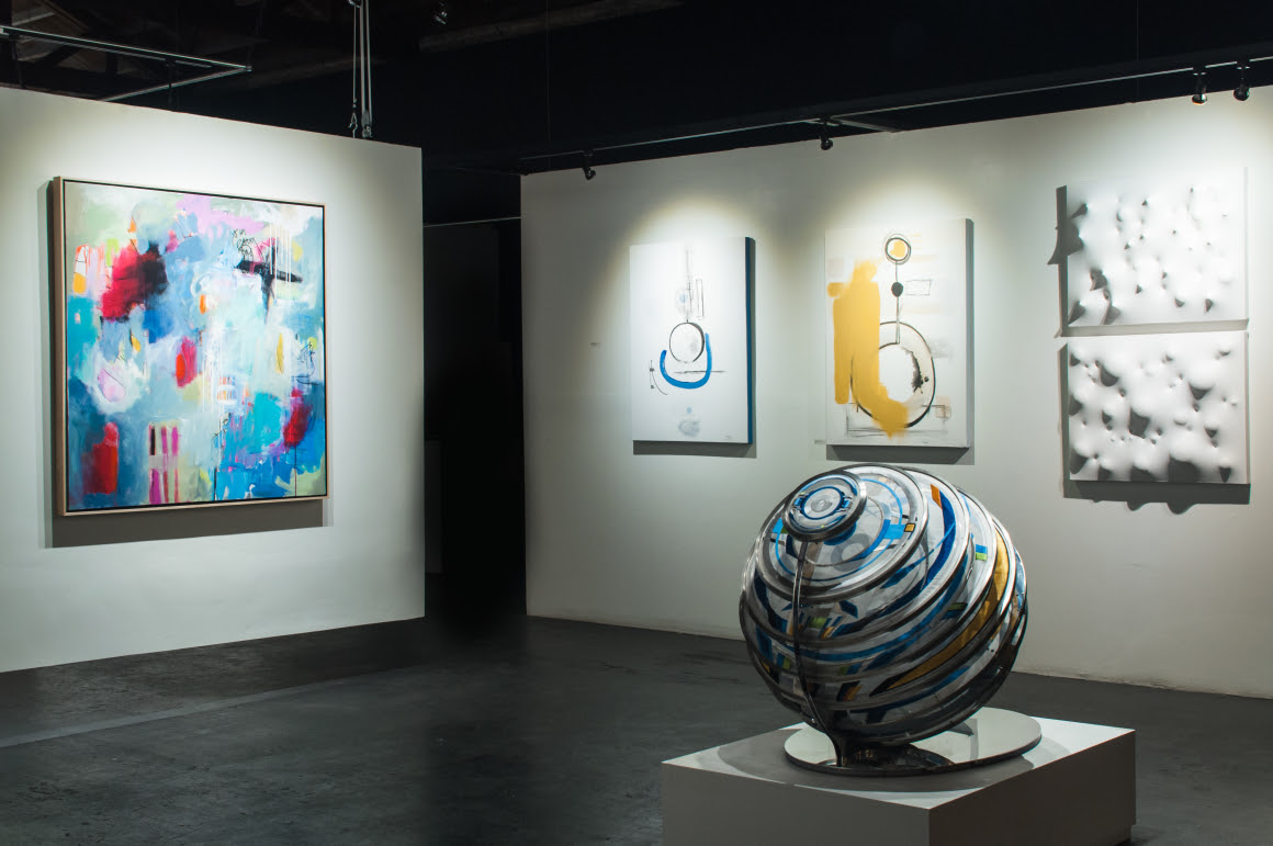 Multidisciplinary collection of abstract work features 22 artists