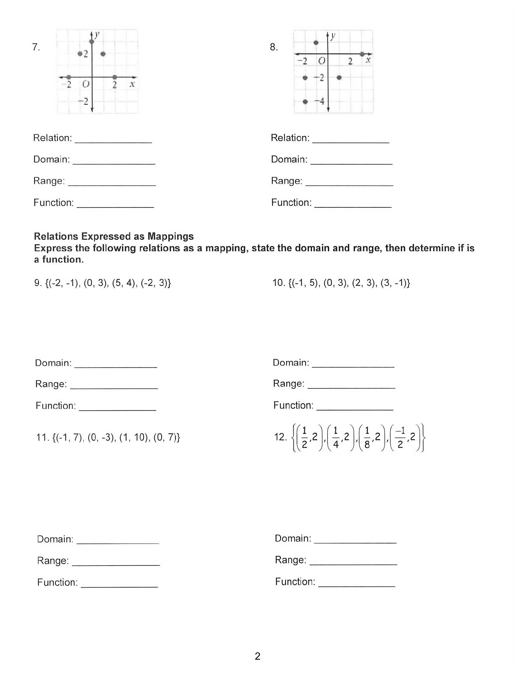 Two Way Frequency Table Worksheet Worksheet for Education