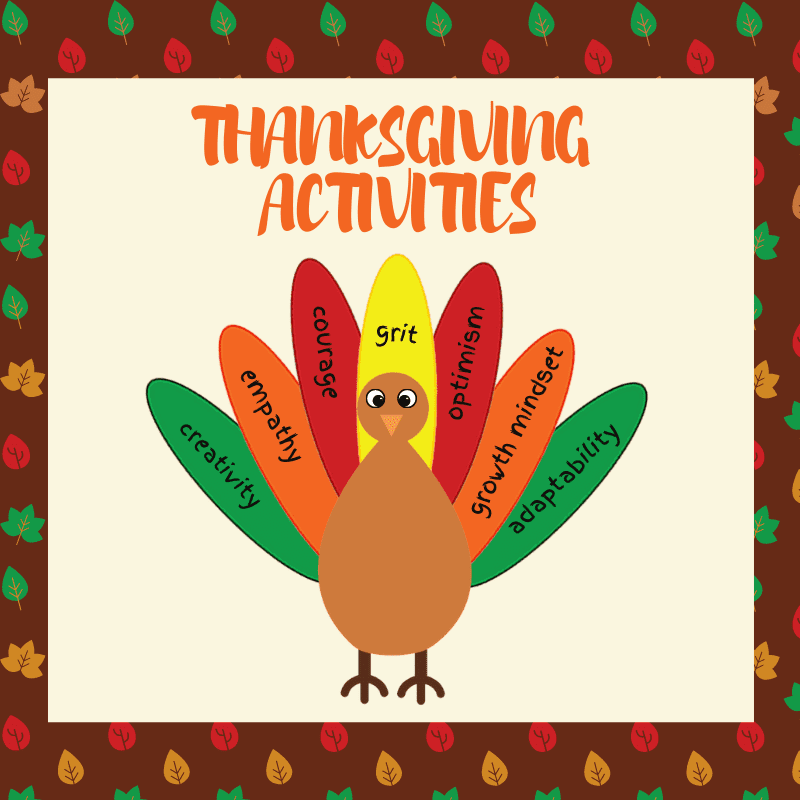 Turkey Feather Printables For Kids