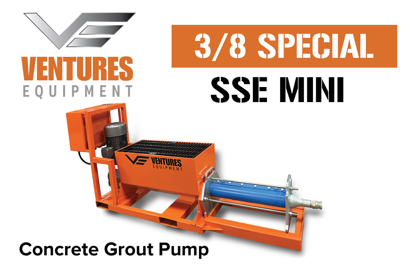 Ventures Equipment Concrete Grout Pumps