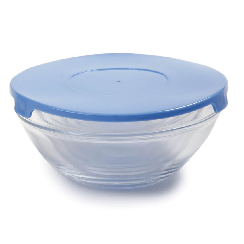 10Pc Glass Bowl Set W/Lids Ventures Intl