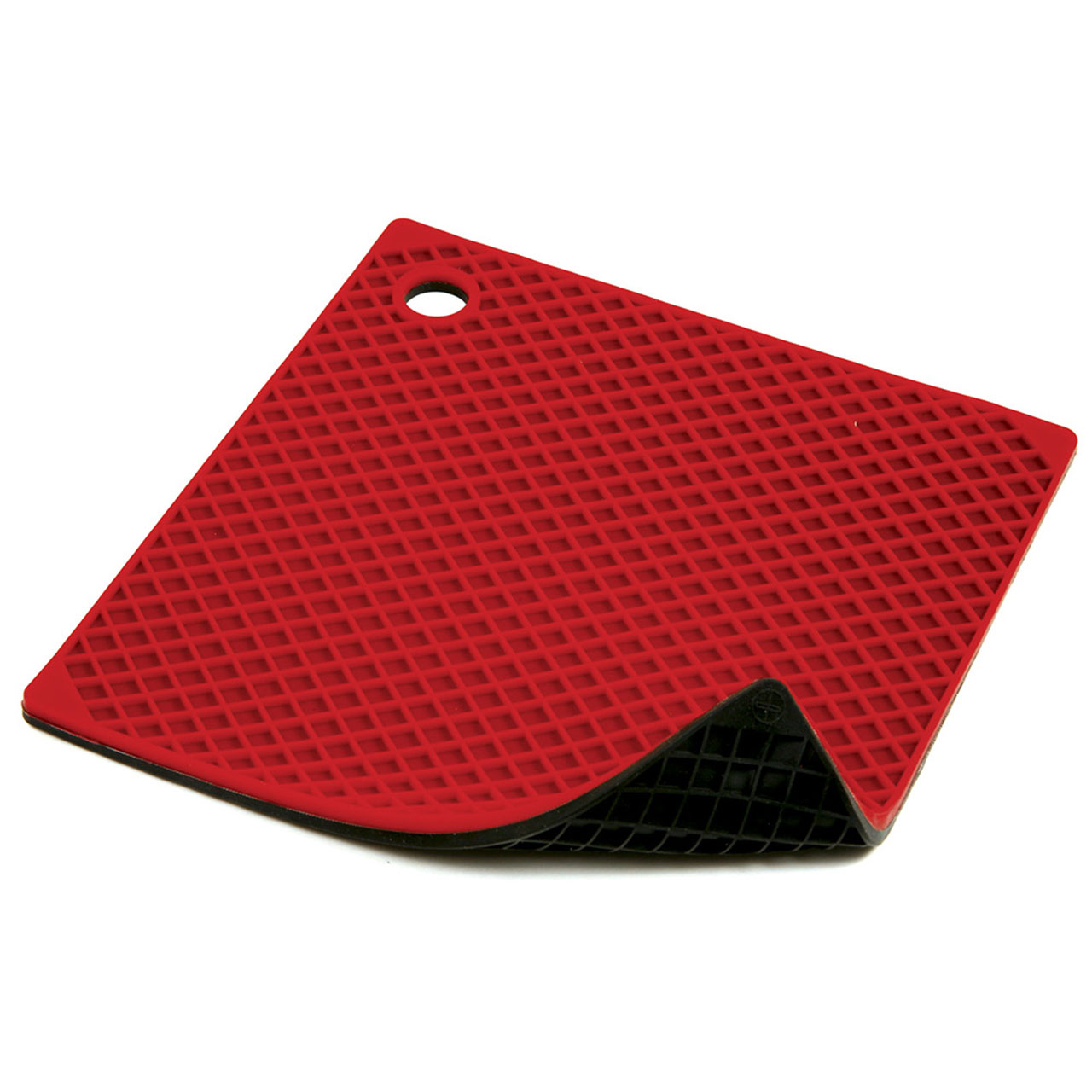 SILICONE POT HOLDER/TRIVET RED Ventures Intl