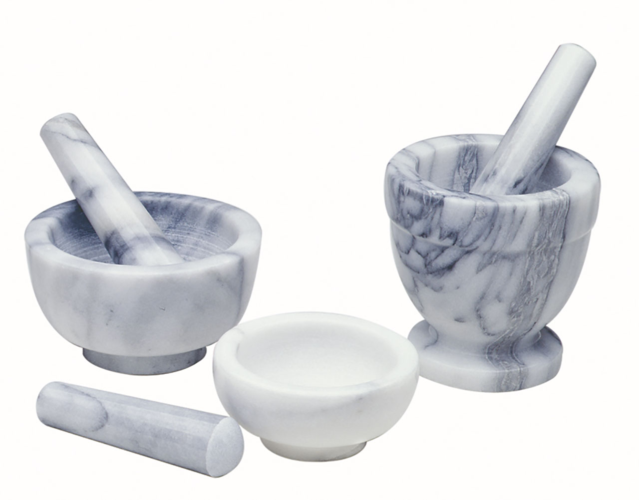 Marble Mortar And Pestle, 1/2C Ventures Intl