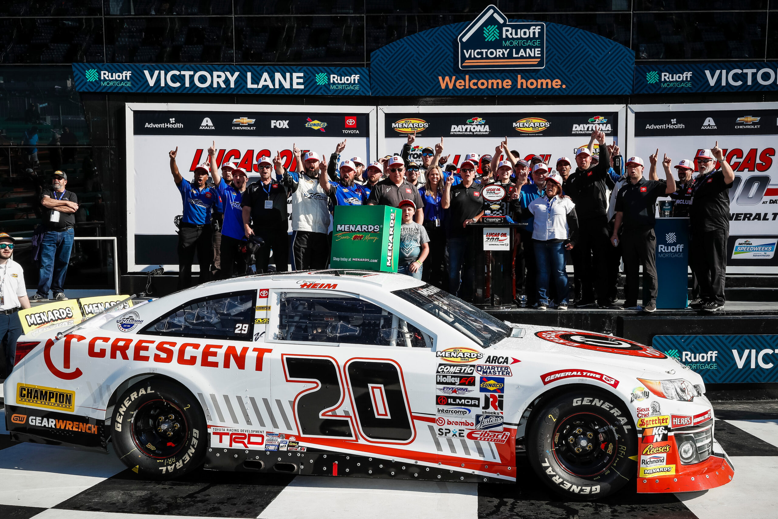 Corey Heim Scores VMS’ 80th Victory, Becoming Winningest Team in ARCA History