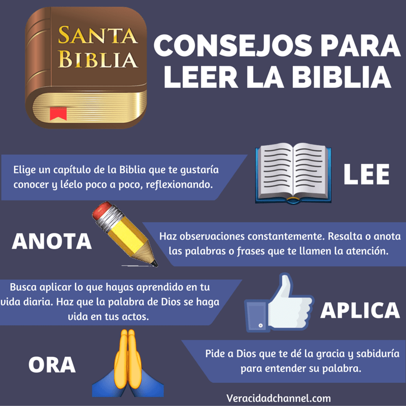 Consejos para leer la biblia VERACIDAD CHANNEL