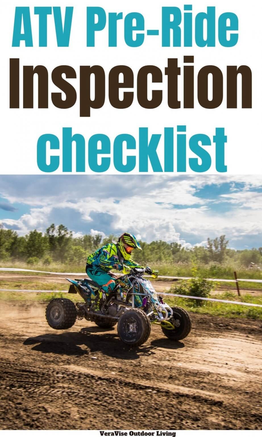 ATV PreRide Inspection Checklist Ride safe every time!
