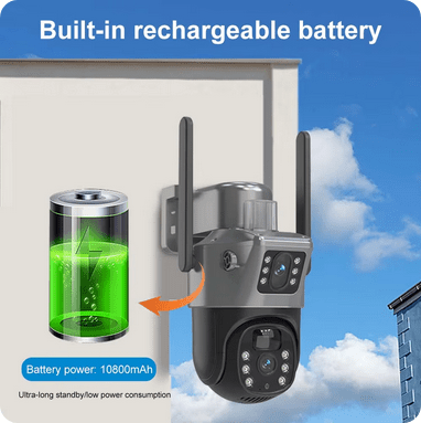 V380 Wireless Dual Lens 2MP PTZ Camera - VERBAL BD