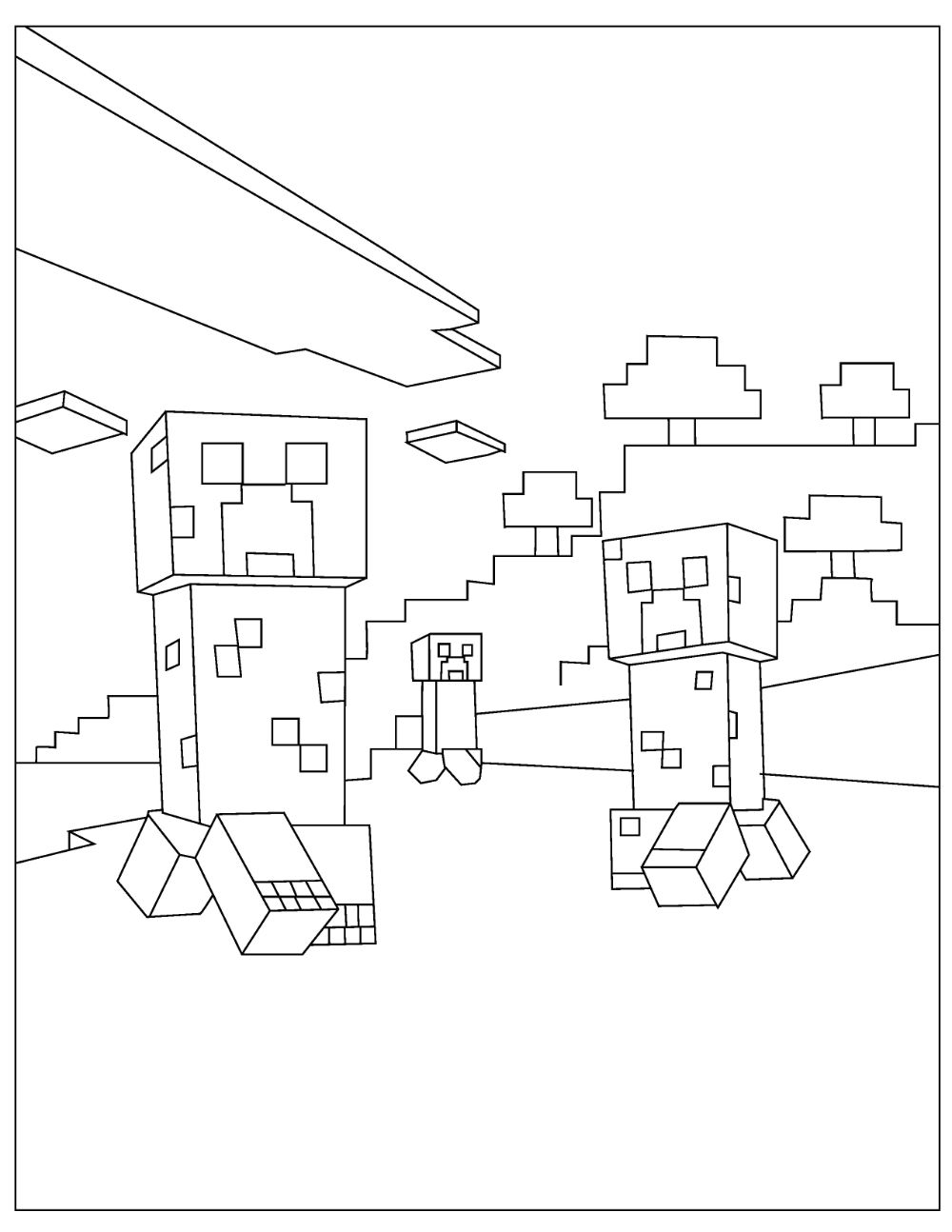 Minecraft Colouring Book For Kids Book Pdf Download