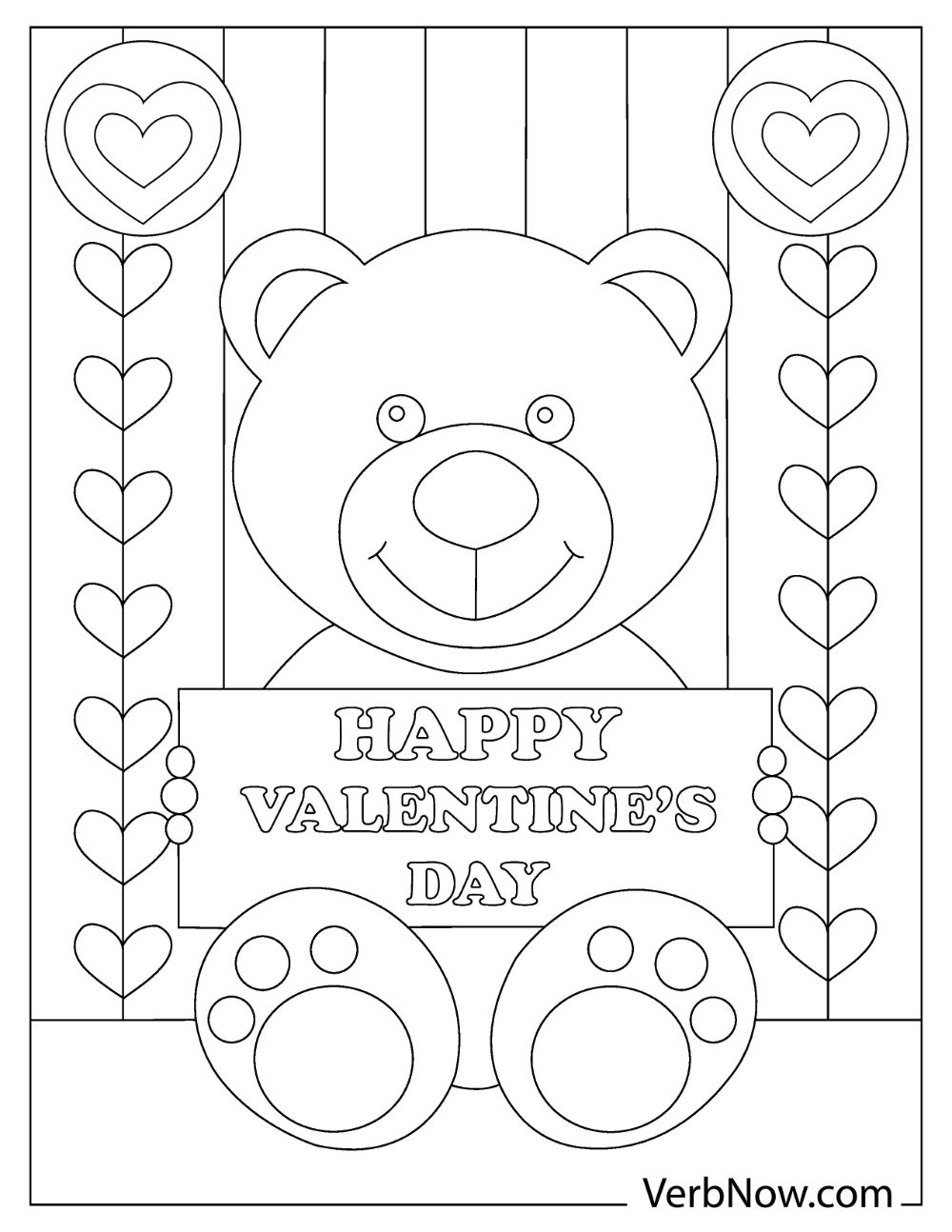 Free Valentine’s Coloring Pages (Printable PDF)