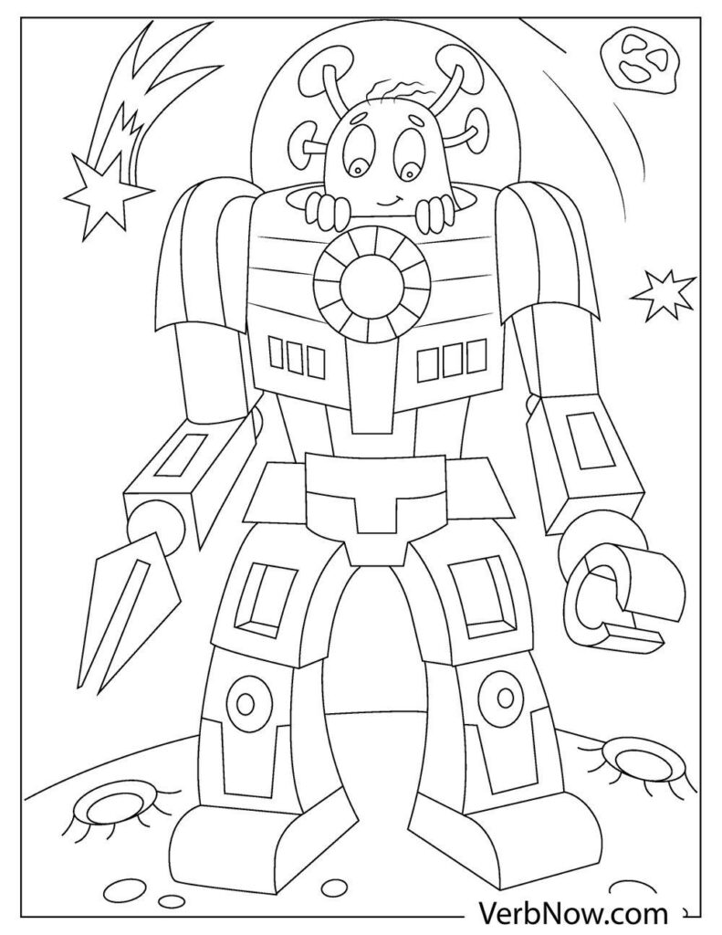 Free Coloring Pages Of Aliens