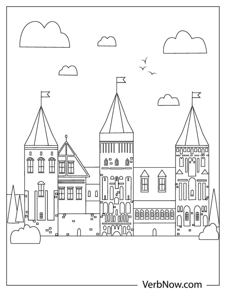 Lego Castle Coloring Pages Print