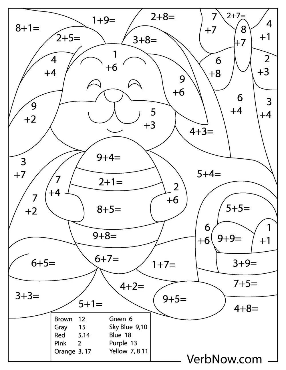 Free Coloring Math Worksheets 42 Free MATH Coloring Pages (Printable