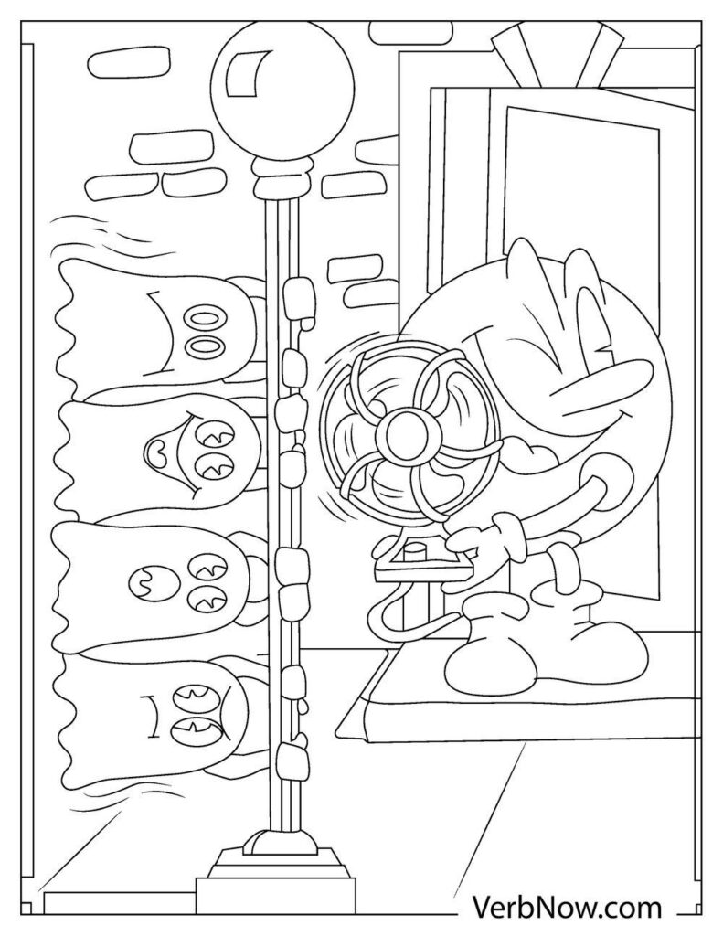 Pac Man Maze Coloring Pages