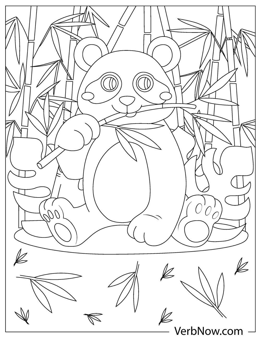 Free Panda Bears Coloring Pages for Download (Printable PDF)