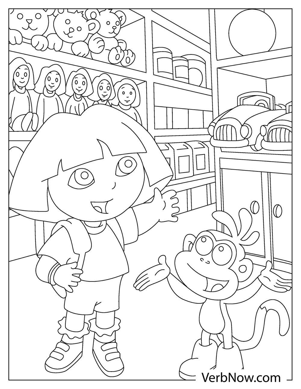 Dora Coloring Book