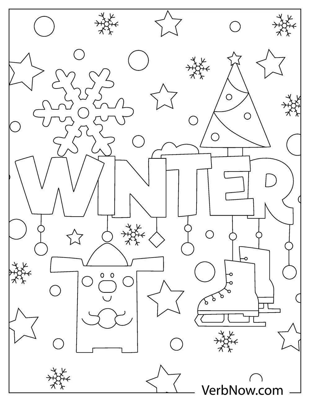 Cold Weather Coloring Pages
