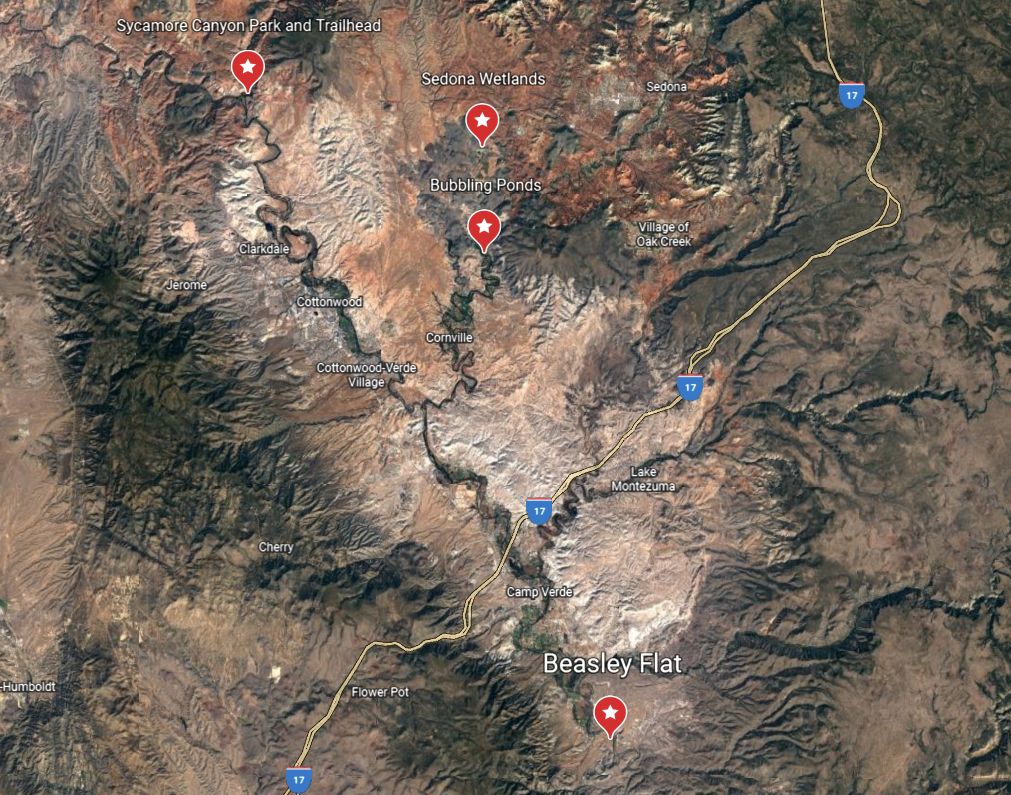 Map Icon Birding in the Verde Valley