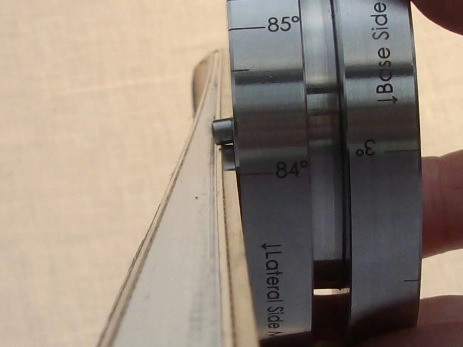 Snowglide Bevel Angle Meter Verdonk Racing Products