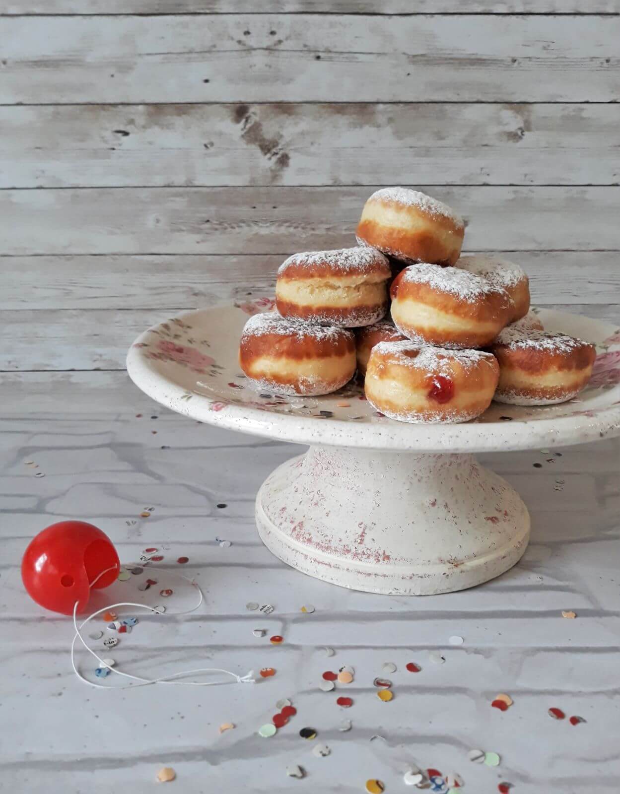 MiniBerlinervegan und mit Marmeladenfüllung verfluchtlecker