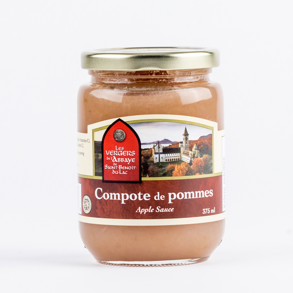 Compote de pommes Abbaye de SaintBenoîtduLac Vergers du Québec