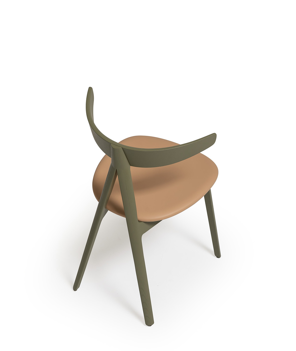 Compass chair with wooden legs Vergés