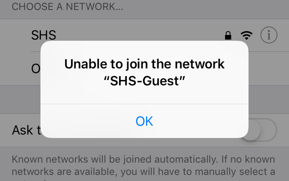 WiFi Unable to Join the Network Error on iPhone & iPad Vergizmo