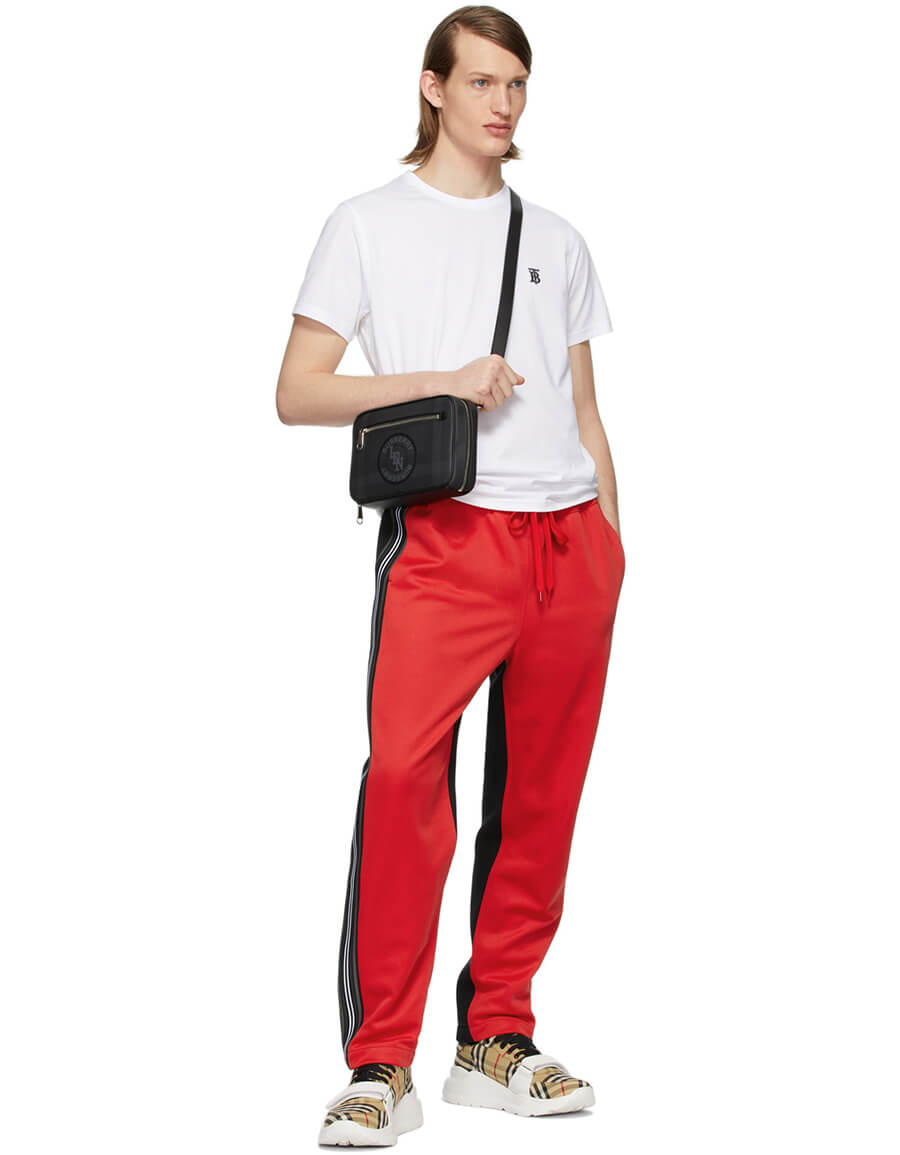 burberry red pants